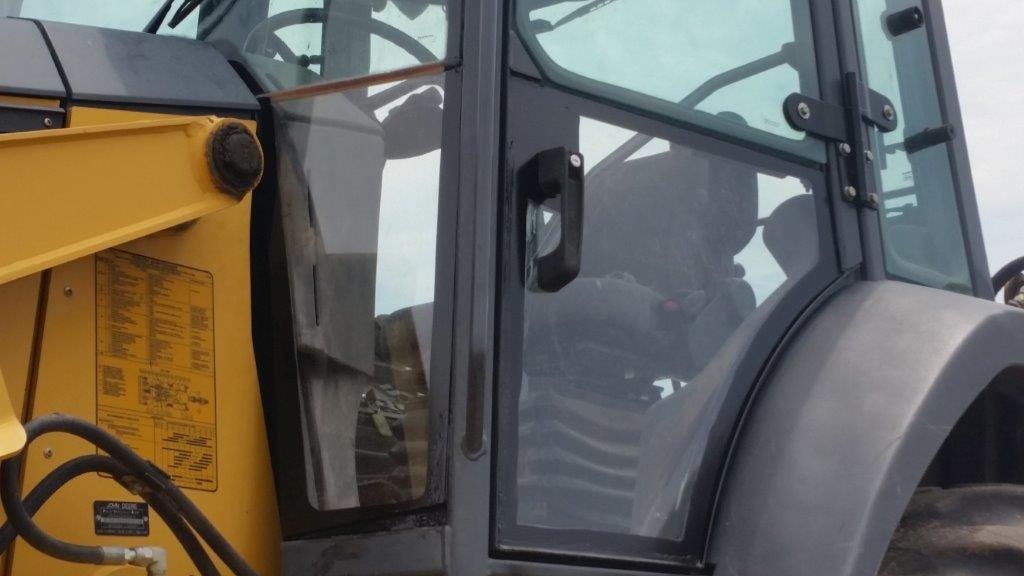 tractor window repaired with Polycarbonate