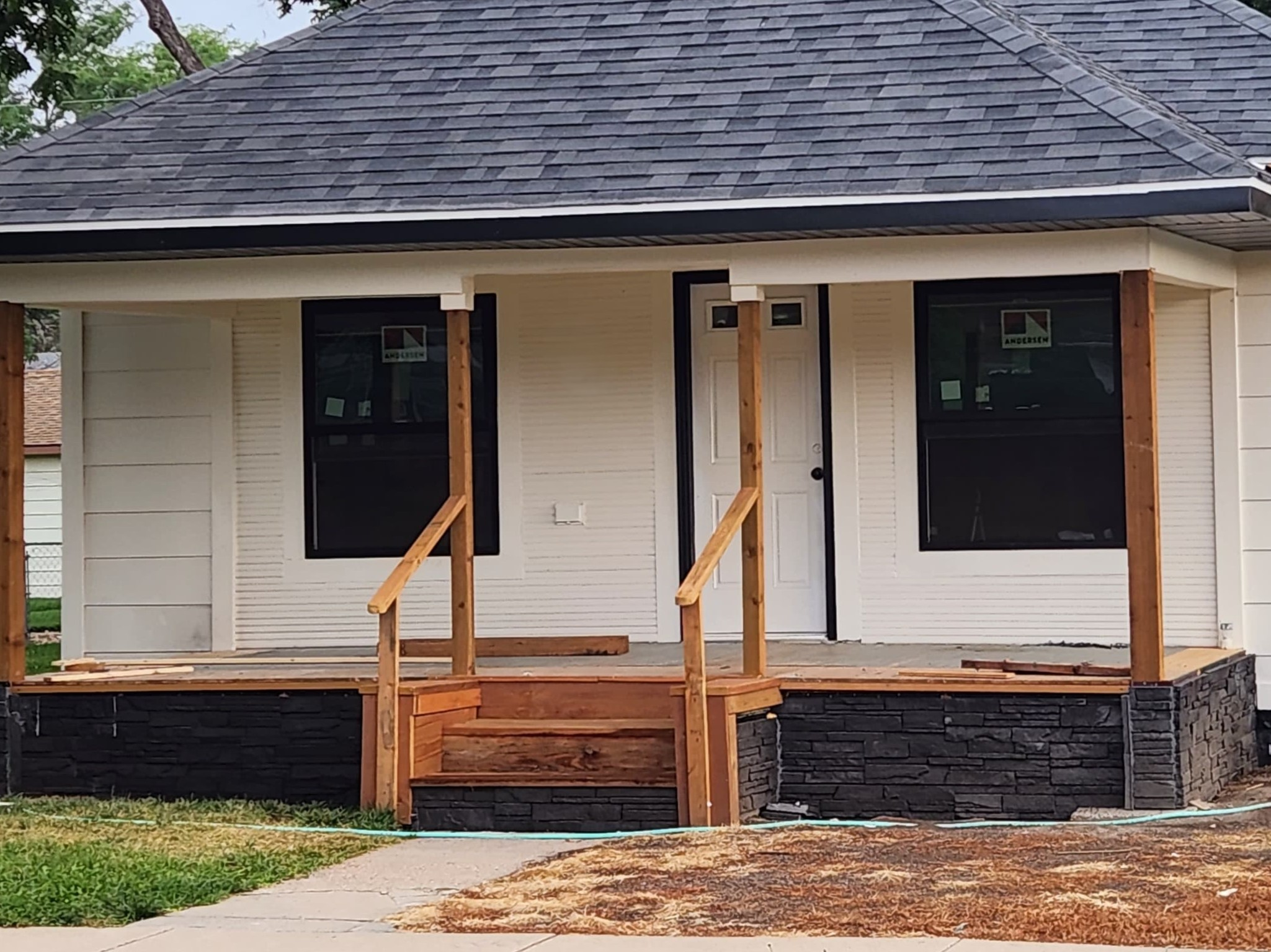 After exterior remodel