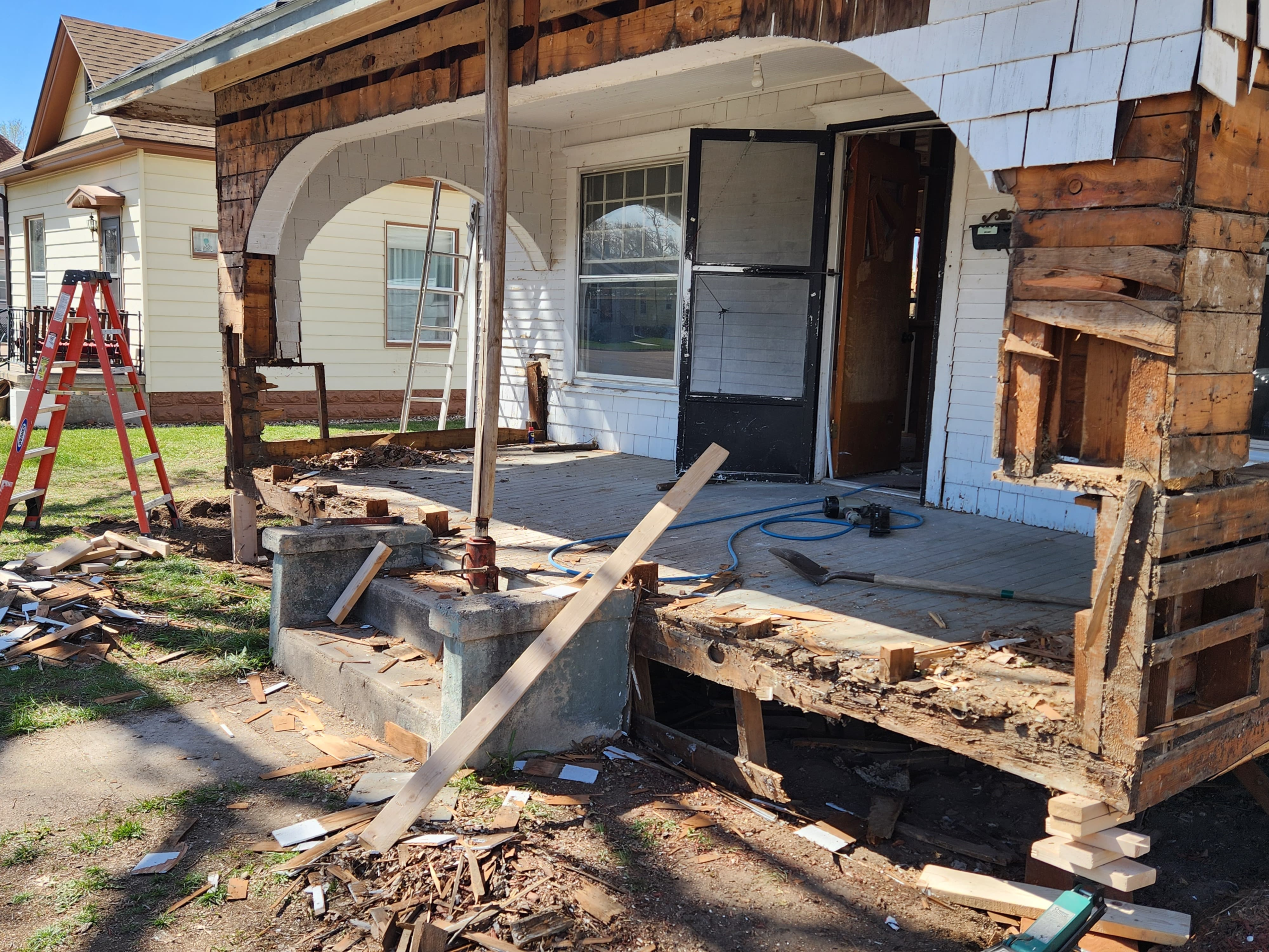 Before exterior remodel